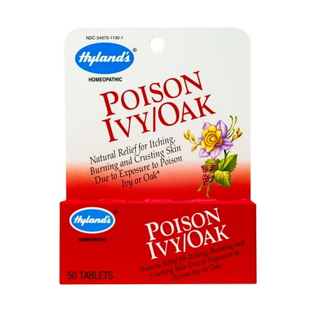 Hyland's Natural Poison Ivy & Poison Oak Relief Tablets, 50 Quick Dissolving Tablets