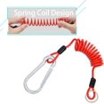 thumbnail image 3 of WWS-4ft Trailer Breakaway Cable, Trailer Brake Cable, Stainless Steel Spring Towing Coiled Wire for RV Towing Trailer, Coiled Brake Away Cable with Stainless Steel Carabiner for Breakaway Switch, 3 of 4