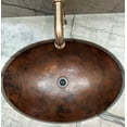 thumbnail image 3 of SimplyCopper Rio Grande Oval Copper 21" x 15" x 5.5" Drop-In Sink, 3 of 5