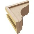 thumbnail image 6 of 5"W x 10"D x 10"H Classic Bryant Rough Cedar Woodgrain TimberThane Corbel, Primed Tan, 6 of 6