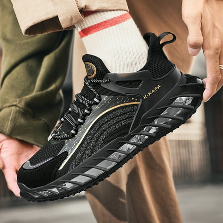 

Men s Knit Sports Shoes Breathable Running Shoes For Autumn And Winter