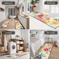 thumbnail image 5 of Pioneer Flower Floral Print Pattern Kitchen Rugs Sets Of 3,Kitchen Runner Rugs Non Skid Washable,Decorative Kitchen Floor Mats for Kitchen,Sink,Laundry,17"x30"+ 17"x47" + 17"x59", 5 of 6