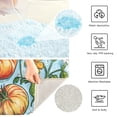 thumbnail image 3 of Yayeee Bath Rugs for Bathroom Floor Set of 2 Non Slip Fluffy Soft Absorbent Mat, Floral Tomatoes, 3 of 7