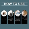 thumbnail image 3 of Professional Wood Floor Scratch Repair Kit, 2Pcs Furniture Touch Up Spray for Nicks and Scratches, Wood Filler and Restorer for Light and Dark Wood, 3 of 8
