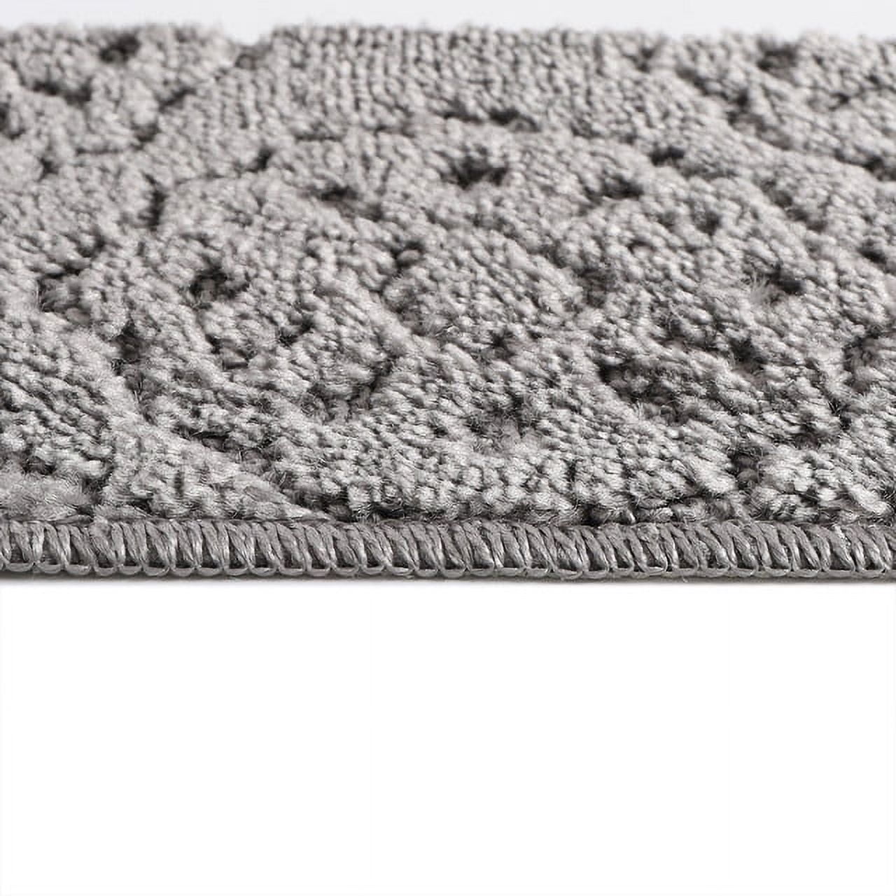 SussexHome Carpet Stair Treads for Wooden Steps - Indoor Staircase Step Treads with Thick Carpet & Pattern Design - Self Adhesive Safety Treads to Prevent Slipping - Pet & Kid-Friendly - 10-Pack