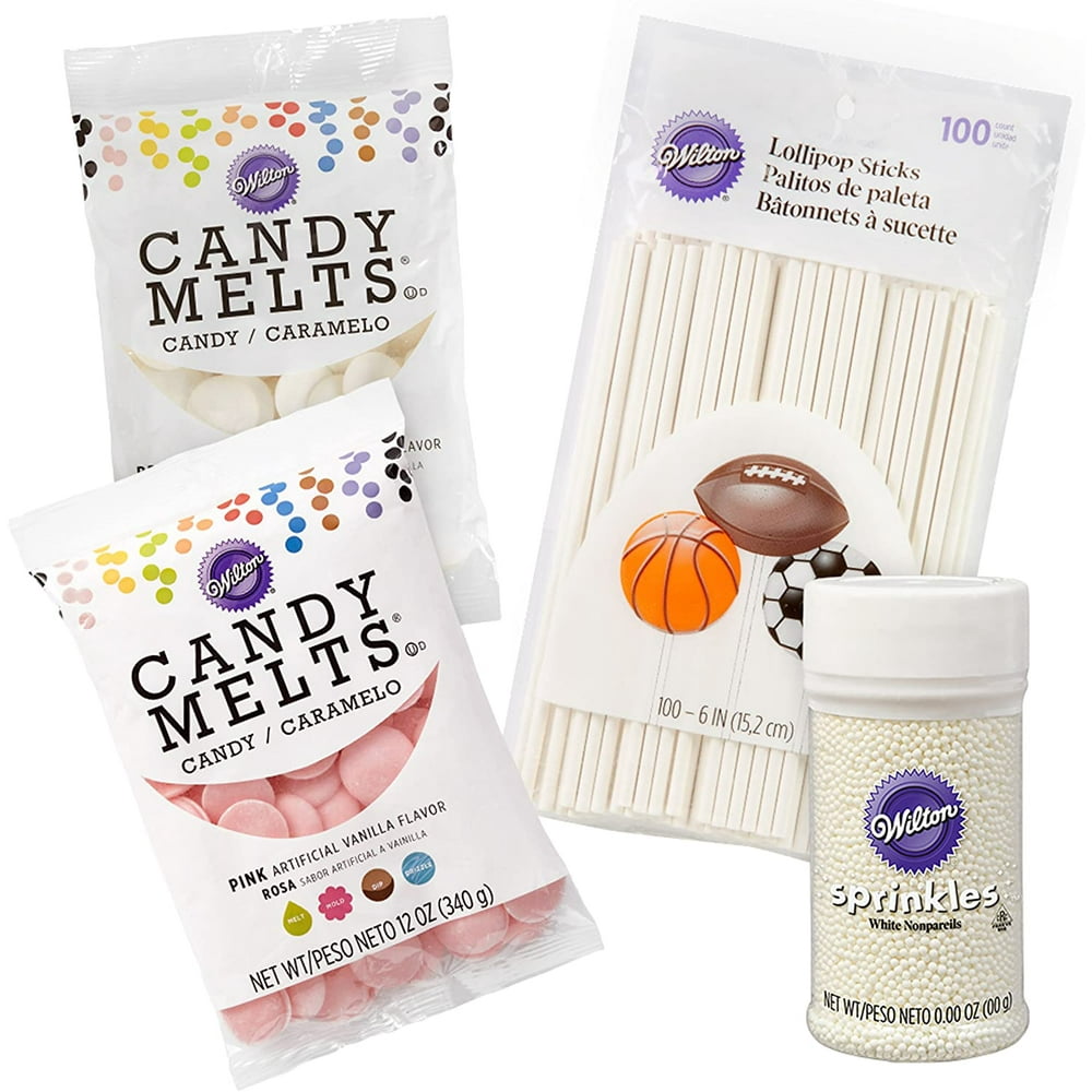 Wilton PinkThemed Party Candy Melts Candy Kit, 4Piece