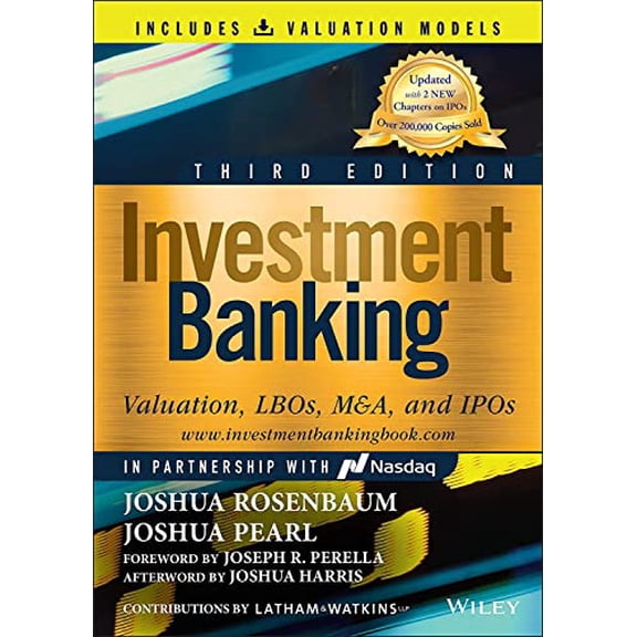 Pre-Owned Investment Banking: Valuation, LBOs, M&A, and IPOs (Book   Valuation Models) (Wiley Finance), 9781119867876, 1119867878, Hardcover, 3 edition