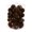 Brown, variant on 33Pc Flocking Electroplating Christmas Ball Set, Velvet Hanging Ornaments, Shatter Resistant Holiday Tree Decorations For Home Party Wreath Garland Seasonal Display(Red)