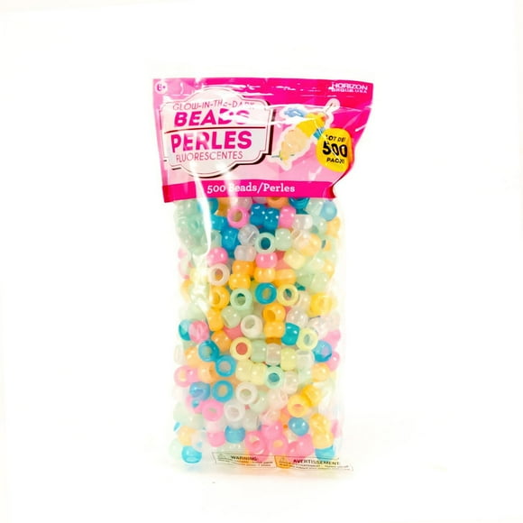 Horizon Group Usa Glow-in-the-Dark Pony Beads, 6 years & up