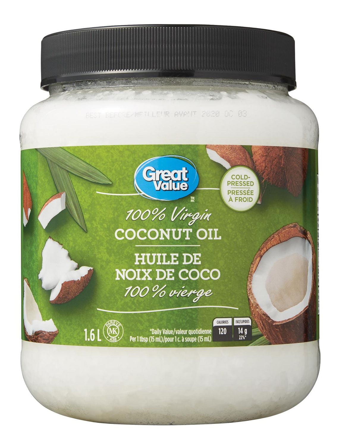 Great Value 100% Virgin Coconut Oil