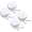 White 2PCS, variant on 8mm Flat Laces White Boys And Girls Shoes Suitable For Sports And Leisure Mountaineering Basketball Shoes 2PCS