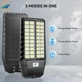 thumbnail image 2 of Adewalk 9000W Solar Street Lights Outdoor, Commercial Solar Street Lights Outdoor Dusk to Dawn, Solar Outdoor Light with Motion Sensor and Remote Control, Solar Parking Lot Lights for Yard, Country, 2 of 7