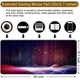 thumbnail image 4 of Large Mouse Pad for Desk, XXL Gaming Mouse Pad 35x15.7x0.12inch Desk Mat Extra Large Mouse Pad with Personalized Design for Laptop, Computer PC (Science 2), 4 of 5