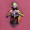 thumbnail image 5 of Wild Bobby Marilyn Monroe Watercolor Love Pop Culture Men Graphic Tee, Vintage Heather Red, 3X-Large, 5 of 5