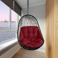 thumbnail image 4 of Thickened Hammock Swing Chair Cushion Replacement, Soft Hanging Egg Chair Seat and Back Cushions Pad Set, Waterproof Washable Indoor Outdoor Patio Garden Basket Chair Cushion Pillow, 4 of 5