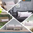 thumbnail image 6 of Pink Spring Floral Body Pillow Covers 20"x60", Summer Botanical Watercolor Vintage Soft Brushed Microfiber Breathable Throw Pillow Covers, Pillowcase with Zipper for Couch Sofa Bedroom Living Room, 6 of 9