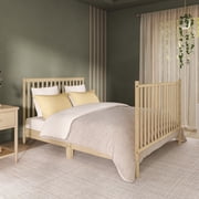 Dream On Me Synergy 5 in 1 Convertible Crib in Barnwood Natural, Greenguard Gold Certified