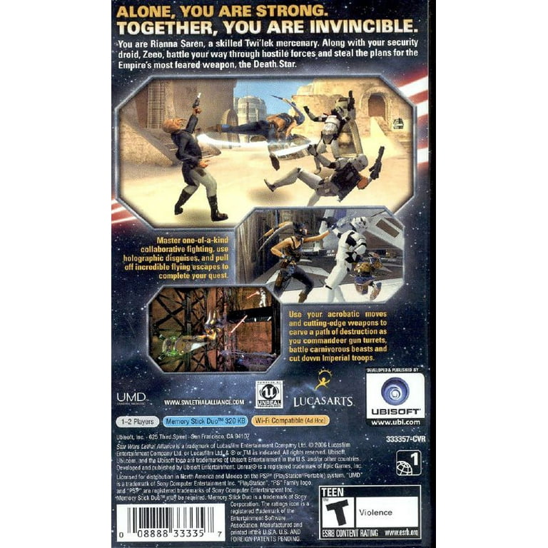 Star Wars Lethal Alliance - PlayStation Portable - Walmart.com