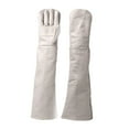 thumbnail image 1 of Guantes para manipulación de animales, resistentes a mordeduras, de piel sintética PU suave y gruesa, 60 cm. Guantes adicionales para loros, ganado, p, 1 of 8