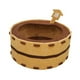 thumbnail image 2 of Cama cueva para gatos, casa para gatos, baño, forma de barril, nido doméstico, cama semicerrada para gatos de interior y exterior, para dormir gatitos 37 cm x 37 cm x 21 cm, 2 of 8