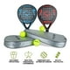 thumbnail image 2 of Palas de Pádel Hikeo con Fundas Pelotas y Grips Set de 2 Raquetas y Accesorios, 2 of 9