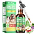 thumbnail image 1 of Gotas de prevención de pulgas y garrapatas Cudory para perros y gatos, 60 ml, 1 of 8