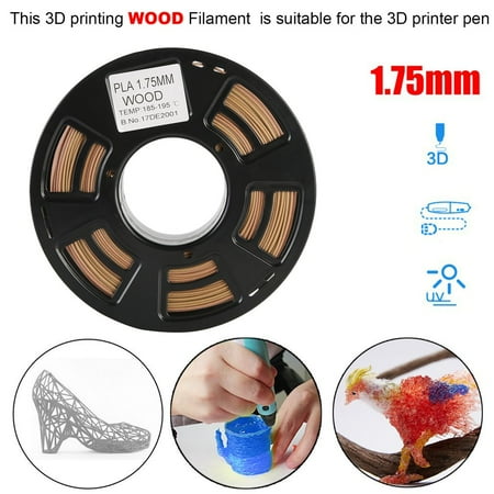 Premium 3D Printer Filament 1.75mm Wood Printing Materials Roll 0.8KG For 3D Printing Pen Engineer Drawing Art