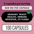 thumbnail image 5 of D-Mannose & Cranberry Capsules - 100 Capsules, 1040mg per serving for Urinary Tract Health and UT Flush, 5 of 9
