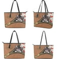 thumbnail image 3 of ZUXONGSY Chihuahua Dog Heart Print Handbag and Wallet Set 2 Pcs Top Handle Shoulder Bag Clutch Purse for Women Ladies Leahter Shoulder Handbag Set with Wallet, 3 of 4
