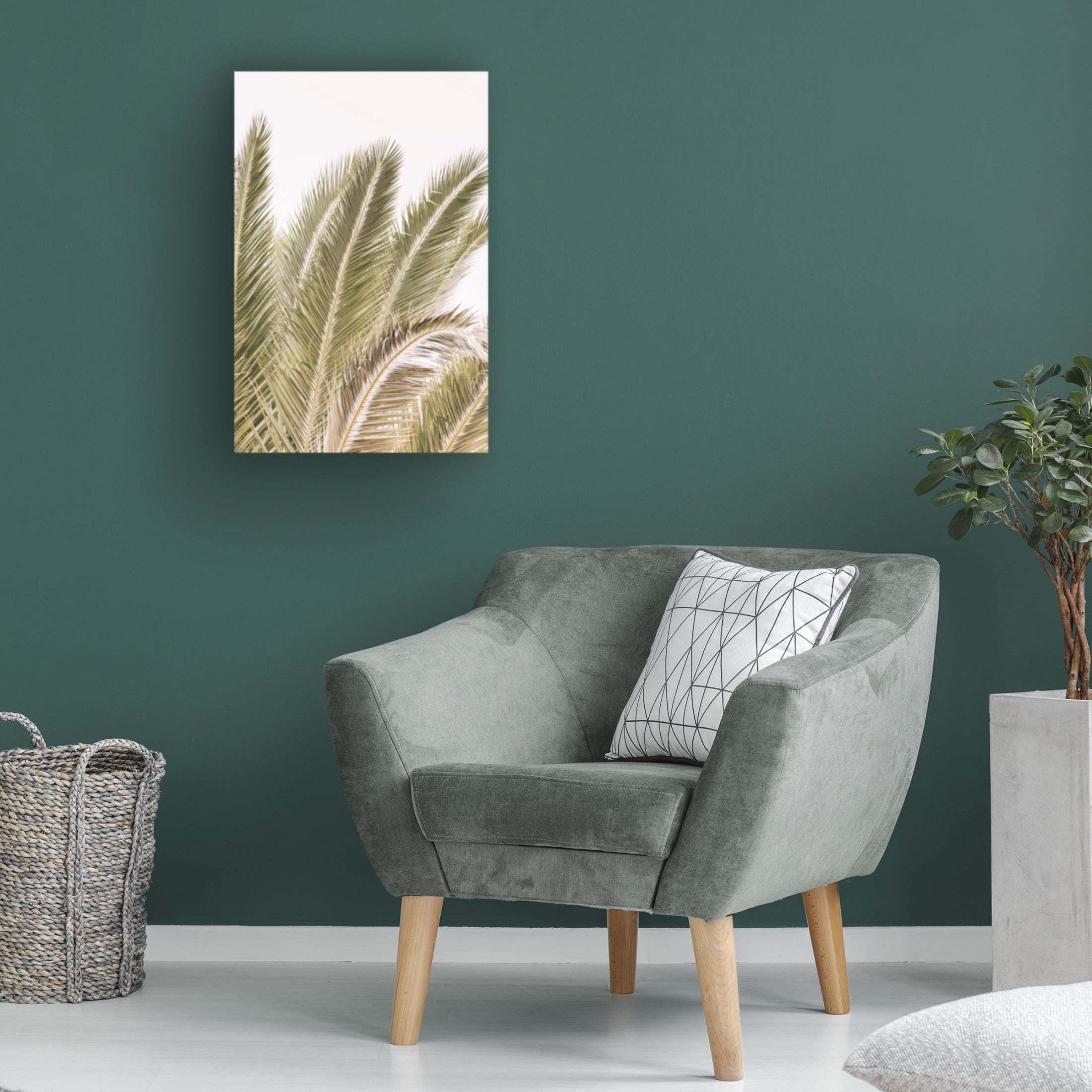 Trademark Fine Art Shot by Clint Oasis Palm 01 Oa 01 Canvas Wall Art