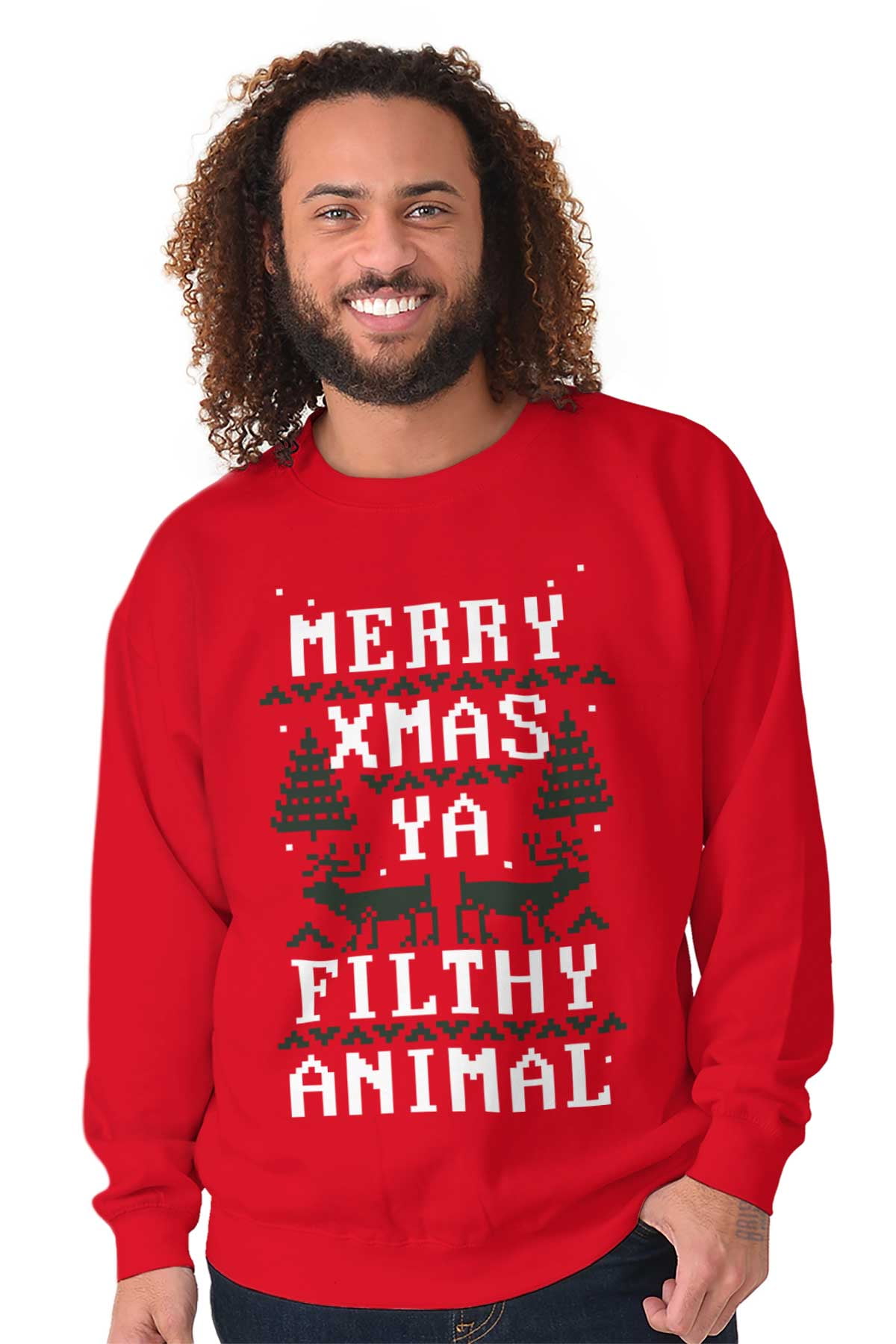 merry christmas filthy animal sweatshirt