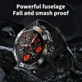 thumbnail image 5 of Nkmbld HD Rugged Smart Sports Watch Bracelet Advanced Bluetooth Calling and Extra Long Battery Life Customised Dials with Multiple Patterns, Black, 5 of 9