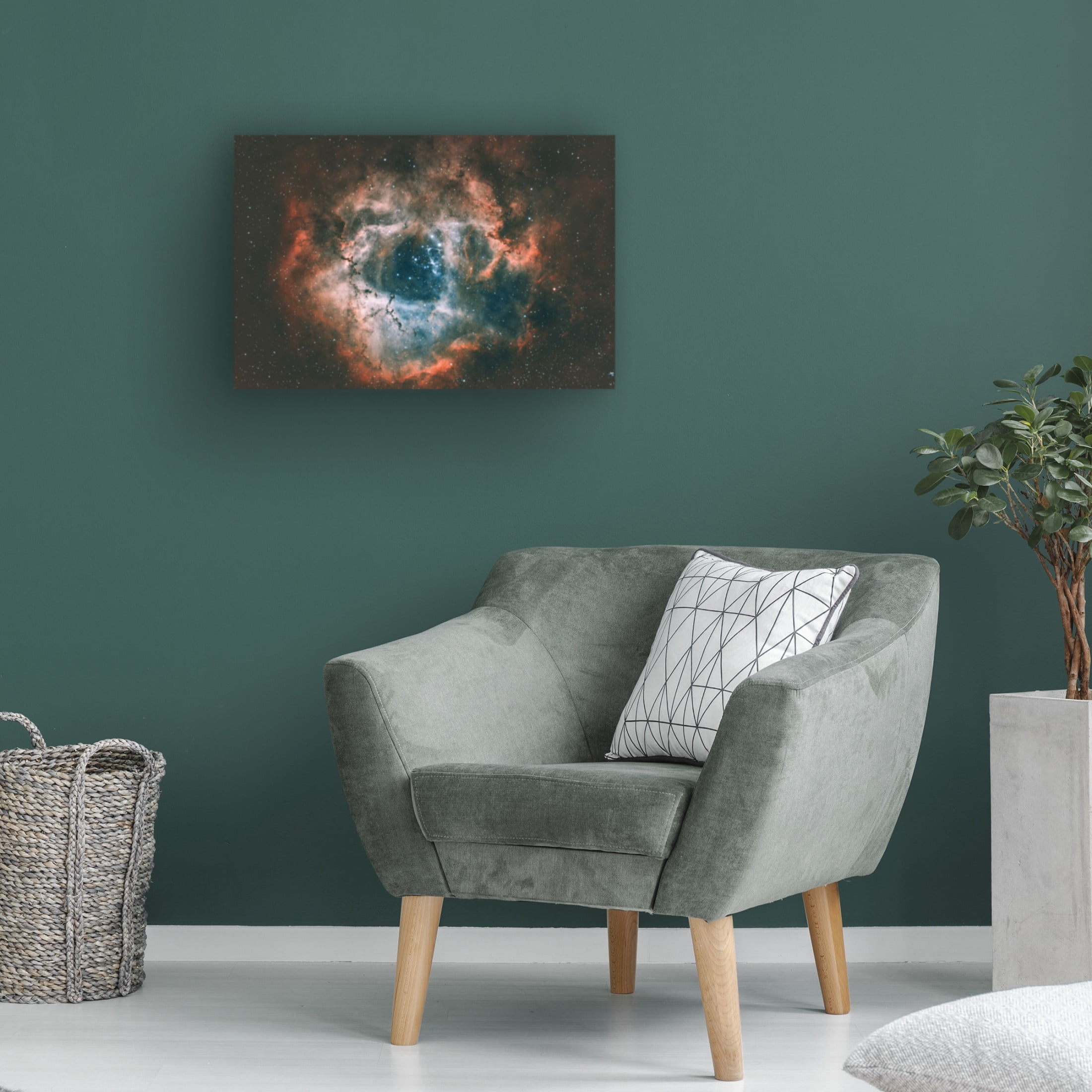 Trademark Fine Art James Zhen Yu Rosette Nebula Canvas Wall Art