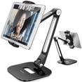thumbnail image 1 of Soporte para tableta AboveTek, ajustable en múltiples ángulos, para iPad, negro, 1 of 9