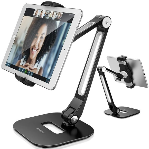 Soporte para tableta AboveTek, ajustable en múltiples ángulos, para iPad, negro