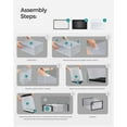 thumbnail image 7 of SONGMICS Pack of 18 Stackable Shoe Storage Organizers, Transparent and Black, 7 of 7