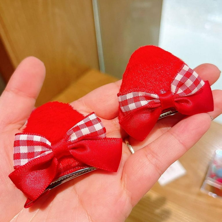 Chinese New Year Hair Clips for Kids-Red Hair Accessories-Chinese  Traditional Tassel Hairpin, Red Fringed Ribbon Flowers Hairpins Baby Girl  Hair Accessories for Children 