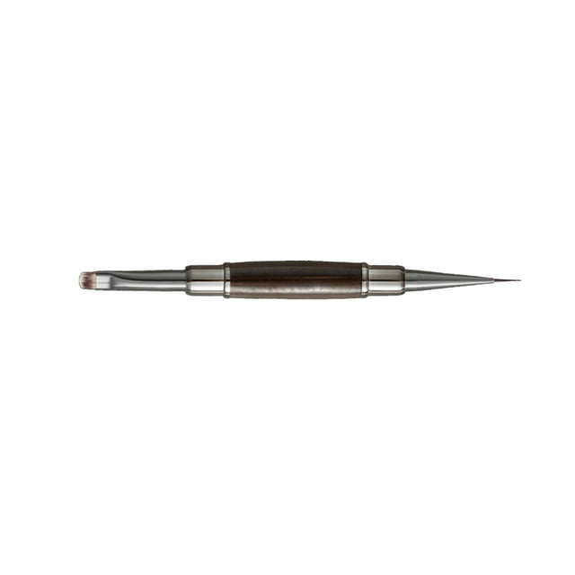 Dual-Ended Wooden Nail Art Pen for Drawing Building and Shaping - Multi-Functional Nail Brush Tool Professional Nail Art Accessories Natural Wood Material Easy Clean