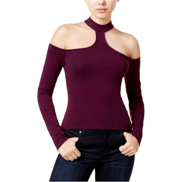 Blusa Túnica con Gargantilla GUESS Púrpura Mediana