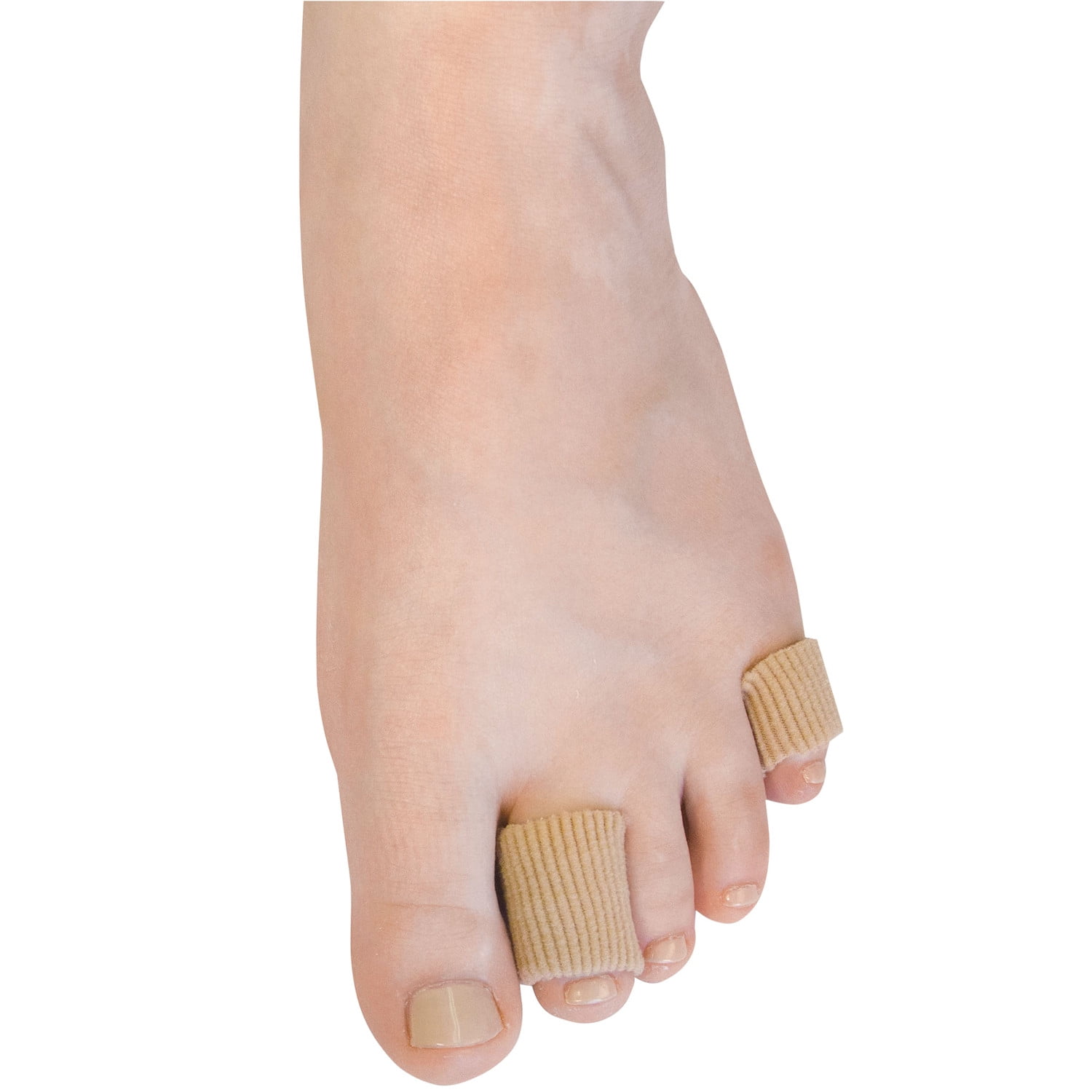 Gel Tube Toe Sleeves Set of 2 Blister, Corn, Callus Protectors for