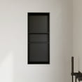 thumbnail image 2 of 13" X 31" Triple Shelf Shower Niche With Drainage Slope - Black DV-1SN0345B, 2 of 13