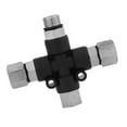 thumbnail image 1 of Adaptador de colector de manguera de aire para aerógrafo de 3 vías de 1/8 pulgadas, conector de pulverización para tatuaje, 1 of 12