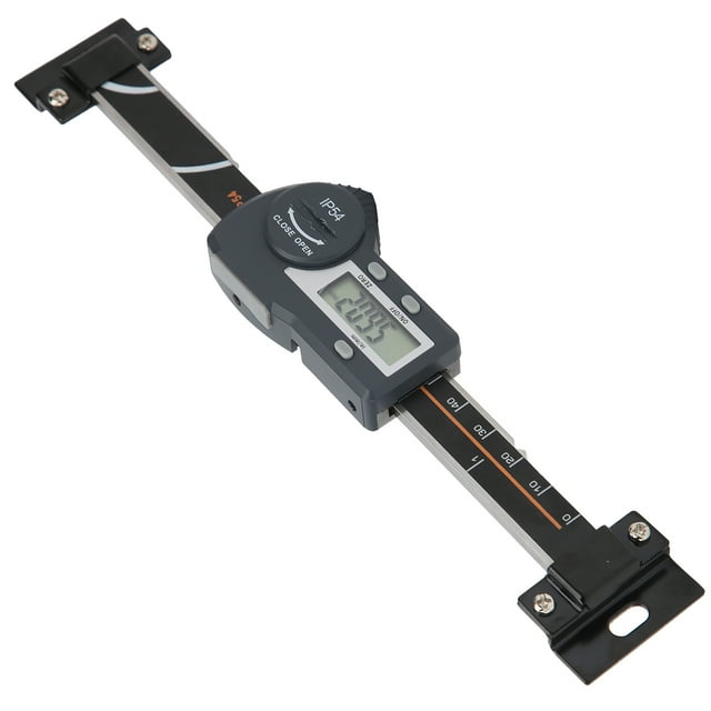 Calibrador Vernier digital, calibrador Vernier digital horizontal con regla de pantalla digital Calibrador Vernier elaborado por expertos