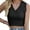 Black, variant on Women's Fashionable Casual Sleeveless Camisole Knit Sweater Women's Solid Color Vest Vest Vest Women's Wide Slim Fit V Neck Sweater Vest over Sized Sweater Vest Teens Checke Sweater Vest
