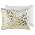 thumbnail image 6 of Home Essence Gold Metallic Leopard Printed 5 Piece Ivory Duvet Cover Set, Full/Queen, 6 of 18