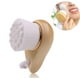 thumbnail image 2 of Cepillo de limpieza facial con mango de madera de bambú. Cepillo facial de fibra ultrasuave. blanco. Ormromra WRMH-484, 2 of 6