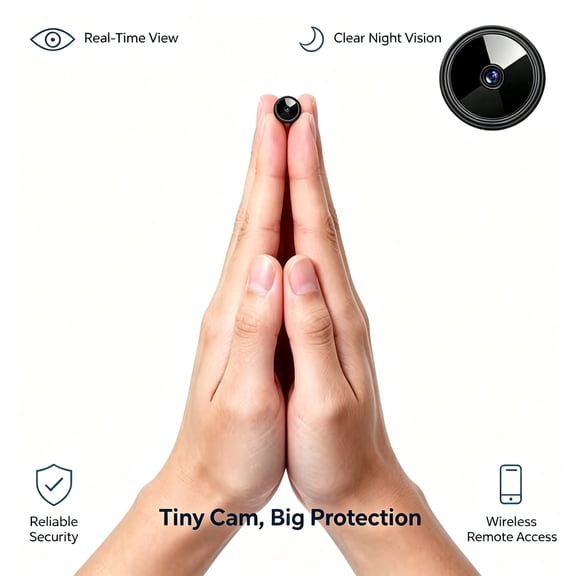 Q10 4K HD WiFi Baby Monitor Camera, Compact Portable Baby Safety Cam with Night Vision, Two-Way Audio, AI Cry & Motion Detection, App Remote Viewing, for Nursery