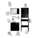 thumbnail image 5 of Combo Gabinete De Baño CALI Con Sobre WC Y Botiquín., 5 of 6