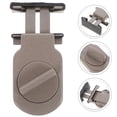thumbnail image 4 of Niceauty Sliding Window Lock Brown Aluminum Alloy Rubber Home Safety Ventilation, 4 of 8