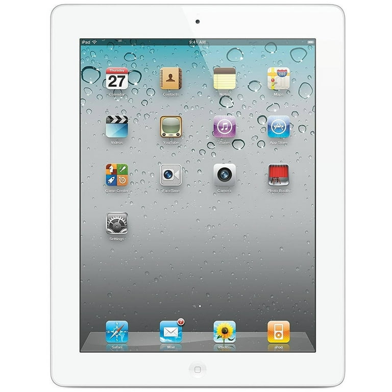 Restored Apple iPad 4th Gen, Retina Display, Wi-Fi, 128GB, White  (ME393LL/A) (Refurbished)